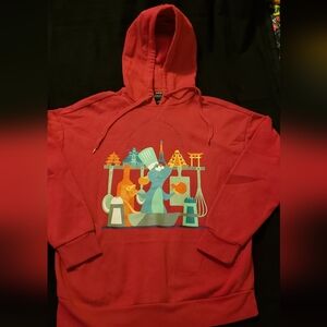 Disney World EPCOT Food Wine Festival Fushia Pink Hoodie Chef Remy